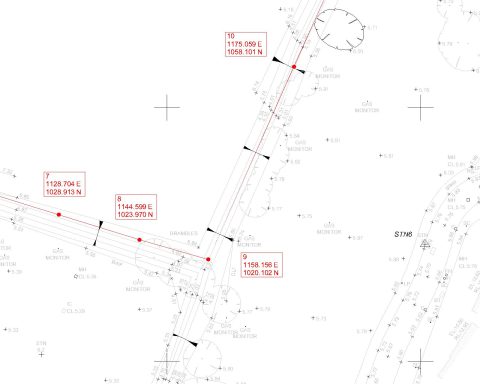 Setting out Example setting out by BMLS
