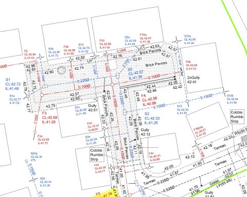 As-built Example as-built survey by BMLS